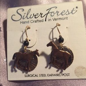 Unique horse earrings